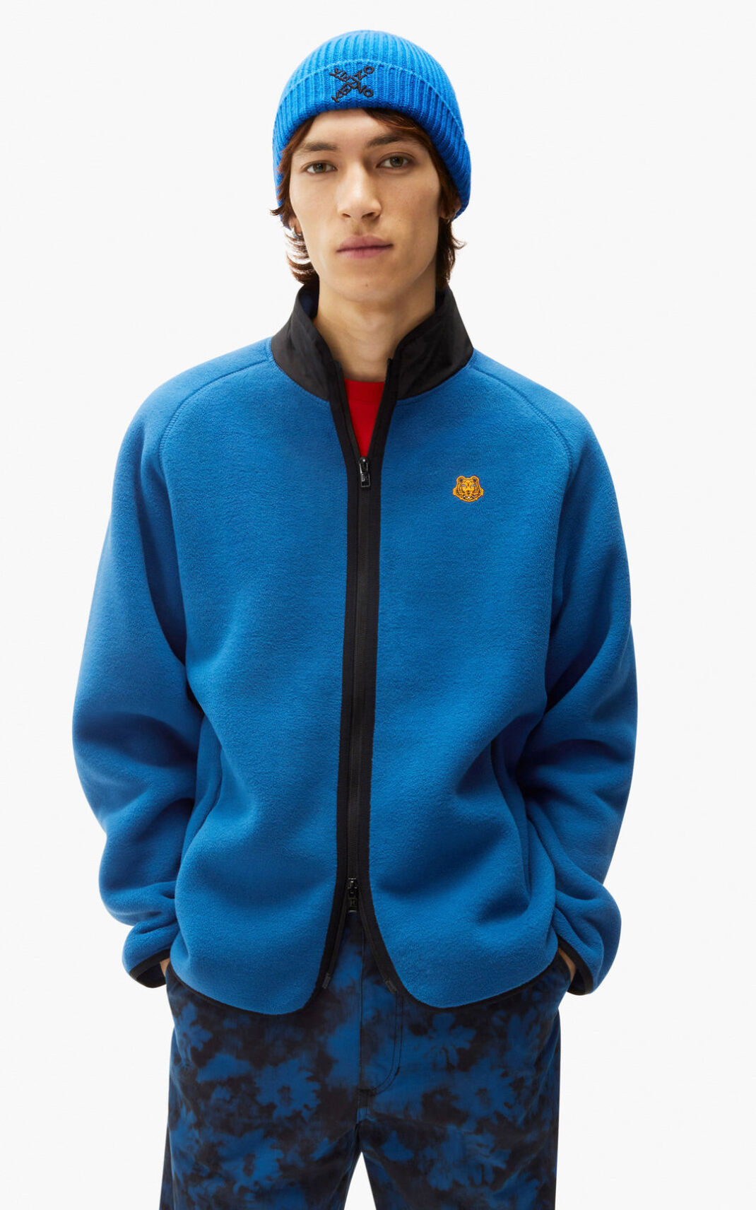 Chaquetas Deportivas Kenzo Zipped fleece Hombre Azul Real Azules - SKU.1708904